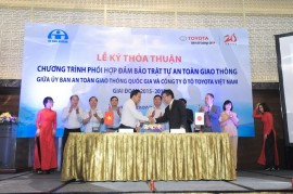 Toyota Việt Nam hợp tác với Ủy ban ATGT Quốc Gia 