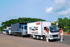 Trải nghiệm trực tiếp xe tải FUSO tại Hải Dương