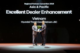 Hyundai Thành Công tiếp tục là Nhà phân phối xuất sắc nhất khu vực Châu Á Thái Bình Dương