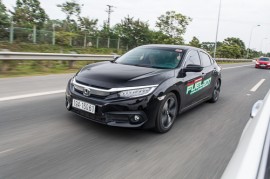 Bất ngờ Honda Civic 1.5 Turbo chỉ tiêu thụ 4,5 lít/100km 