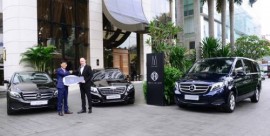 Mercedes-Benz Việt Nam bàn giao đội xe chuyên chở cao cấp cho khách sạn Hôtel Des Arts Saigon
