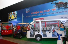 Ô tô điện Đại Phát Tín - Thương hiệu nổi bật tại Sai Gon Autotech 2017 