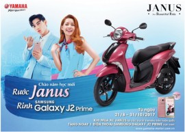 Mua xe Yamaha Janus, nhận ngay điện thoại Samsung 