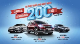 'Cơ hội vàng' để sở hữu Honda Accord và Civic trong tháng 8