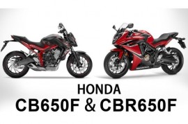 Honda trình làng cặp đôi môtô CBR650F và CB650F 2017