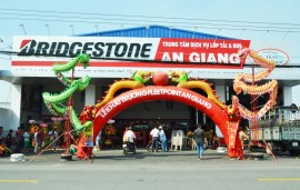 Bridgestone khai trương Trung tâm dịch vụ lốp xe tải và buýt tại An Giang