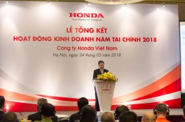 Honda Việt Nam đạt doanh số 'khủng' trong năm tài chính 2018