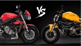 Chọn Triumph Street Triple S hay Ducati Monster 821?