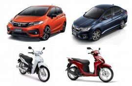 Honda Việt Nam bán 213.842 xe máy và 1.914 ô tô trong tháng 7