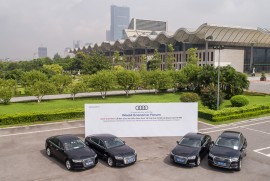 Ngắm dàn xe Audi tại diễn đàn kinh tế thế giới