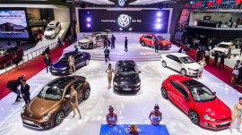 Toàn cảnh gian hàng Volkswagen tại VMS 2018