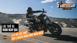 Hàng loạt xe Harley-Davidson giảm giá nhân dịp sinh nhật lần thứ 5
