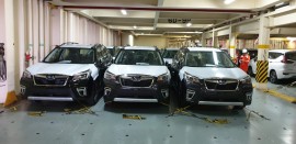 Lô xe Subaru Forester 2019 nhập Thái Lan đầu tiên về Việt Nam