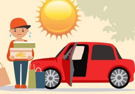 Những thứ không nên để trong ôtô khi trời nắng nóng