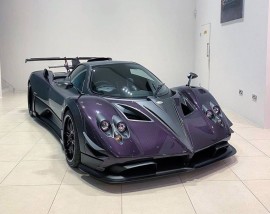 Ngắm siêu xe Pagani Zonda Zun màu tím độc nhất
