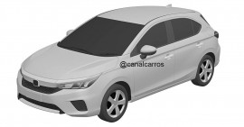 Honda City hatchback rò rỉ hình ảnh sáng chế