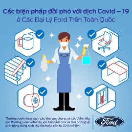 Ford Việt Nam triển khai nhiều dịch vụ hỗ trợ khách hàng an toàn mùa dịch