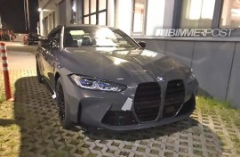 BMW M4 2021 lộ diện với lưới tản nhiệt cỡ lớn