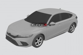 Lộ thiết kế Honda Civic 2022 qua hình phác thảo