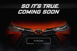 Toyota Vios 2020 nhá hàng trước khi ra mắt tại Malaysia