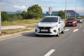 Mitsubishi Attrage đạt 3,15L trên 100km tại cuộc thi Eco Drive Challenge 2020