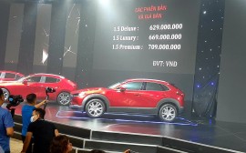 Mazda CX-3 và CX-30 có mức giá từ 629 triệu đồng, gây sức ép lên các đối thủ