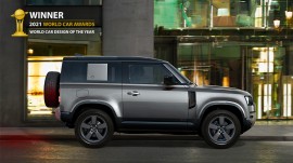 Land Rover Defender giành giải thưởng Thiết kế ô tô của năm 2021