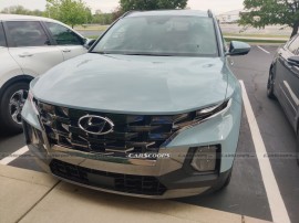 Bán tải Hyundai Santa Cruz xuất hiện trên đường phố trước khi bán ra