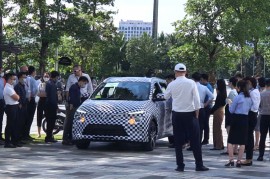 VinFast VF e34 xuất hiện trên đường phố, không khó để nhận ra mẫu xe này