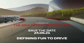 Ferrari hé lộ mẫu xe thể thao mới ra mắt vào ngày 24/6