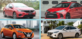Mẫu xe nào “đáng mua” trong phân khúc sedan hạng B tại thị trường Việt Nam?