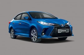 Toyota Vios 2022 có thêm màu ngoại thất xanh dương