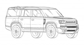 Công bố hình ảnh sáng chế Land Rover Defender 130