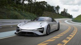 Lexus tiết lộ thêm ảnh mẫu xe thể thao điện tương lai