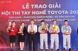 Toyota Việt Nam tổ chức Hội thi tay nghề Toyota 2022