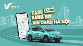 Taxi Xanh SM chính thức hoạt động từ ngày 14/04/2023 với VinFast VF e34 và VF 8