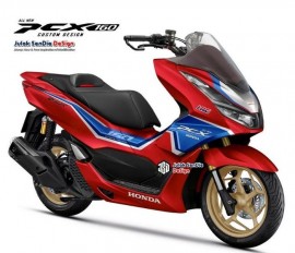 Honda PCX 160 phiên bản đường đua với bộ cánh cực chất, lấy cảm hứng từ Honda CBR1000RR-R SP