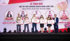 Honda Việt Nam công bố kết quả Hội thi Trải nghiệm Khách hàng xuất sắc 2023