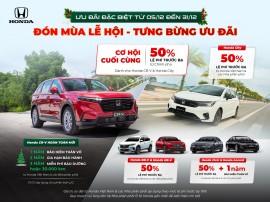 “Đón mùa lễ hội - Tưng bừng ưu đãi” cùng Honda Việt Nam