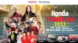 Sự kiện Honda Thanks Day 2023 chính thức diễn ra với hàng loạt hoạt động hấp dẫn
