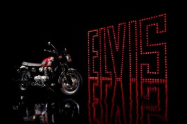 Triumph Bonneville T120 phiên bản tri ân ca sĩ Elvis Presley, giới hạn 925 chiếc trên thế giới