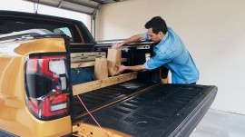 Ford Ranger trang bị thùng xe thông minh có thể tạo ngăn chứa đồ tuỳ biến