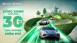 Lái thử xe điện BYD miễn phí 30 ngày