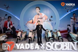 YADEA ra mắt bộ ba xe máy điện thông minh 2025 cùng đại sứ SooBin