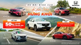 Honda Việt Nam triển khai khuyến mại cho nhiều dòng ô tô trong tháng 6/2025