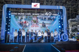 Honda Việt Nam xuất xưởng chiếc xe máy thứ 40 triệu – Cột mốc vàng sau gần 30 năm phát triển
