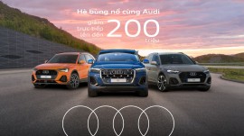 Audi Việt Nam khởi động chương trình “Hè bùng nổ cùng Audi”, ưu đãi lên đến 200 triệu đồng