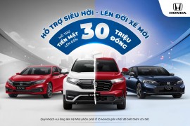 Chương trình hỗ trợ đổi xe chính hãng “ Hỗ trợ siêu hời – Lên đời xế mới” cùng Honda Việt Nam