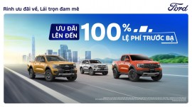 Mua xe Ford trong tháng 8 nhận ưu đãi lên tới gần 60 triệu đồng