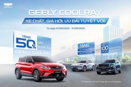 Geely Việt Nam tung khuyến mãi tháng 8: Nhiều quà tặng và giảm giá hấp dẫn cho toàn bộ dòng xe